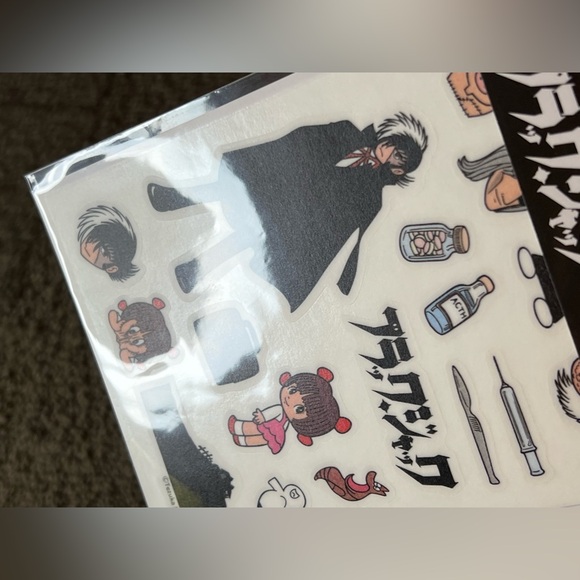 Black Jack Anime Sticker Sheet Pack Japan Exclusive Officially Licensed Manga - Picture 5 of 6